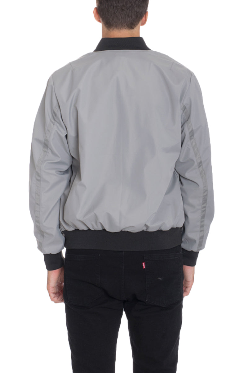 Dimple Bomber Jacket