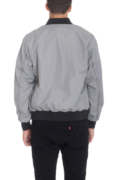 Dimple Bomber Jacket