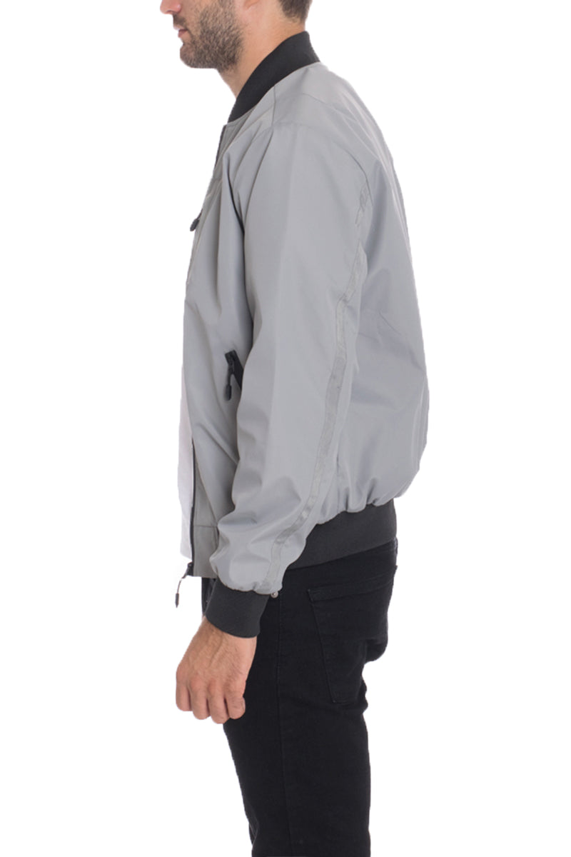 Dimple Bomber Jacket