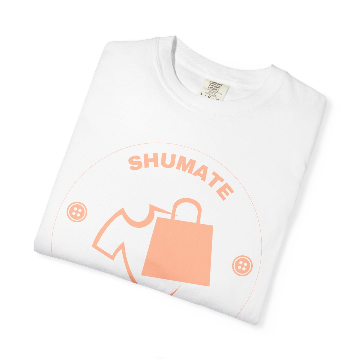 Shumate Apparel Logo T-Shirt — Casual Graphic Tee with Shopper Icon