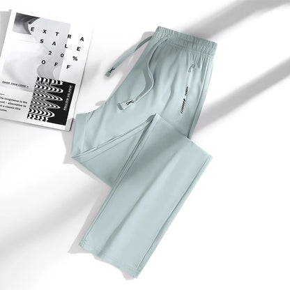 Quick Dry Breathable Ice Silk Pants For Casual Sports And Comfort