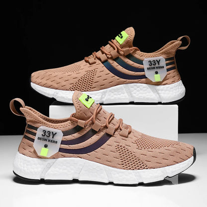 Mens Breathable Lightweight Sports Sneakers For Running Walking And Outdoor Activities