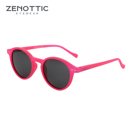 Retro Round Polarized Sunglasses With UV400 Vintage Fashion Style Design Features
