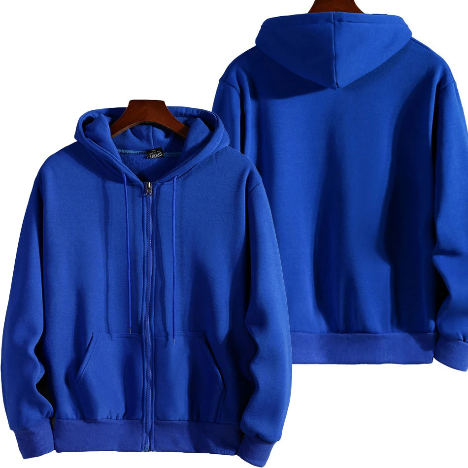 Fashion Zipper Hoodies With Long Sleeve Casual Sportswear For Everyday Comfort