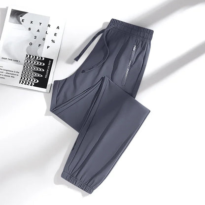Quick Dry Breathable Ice Silk Pants For Casual Sports And Comfort