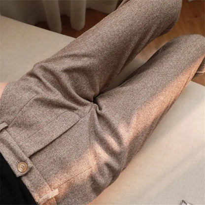 Womens High Waist Harem Pants With Casual Korean Fashion Style Design