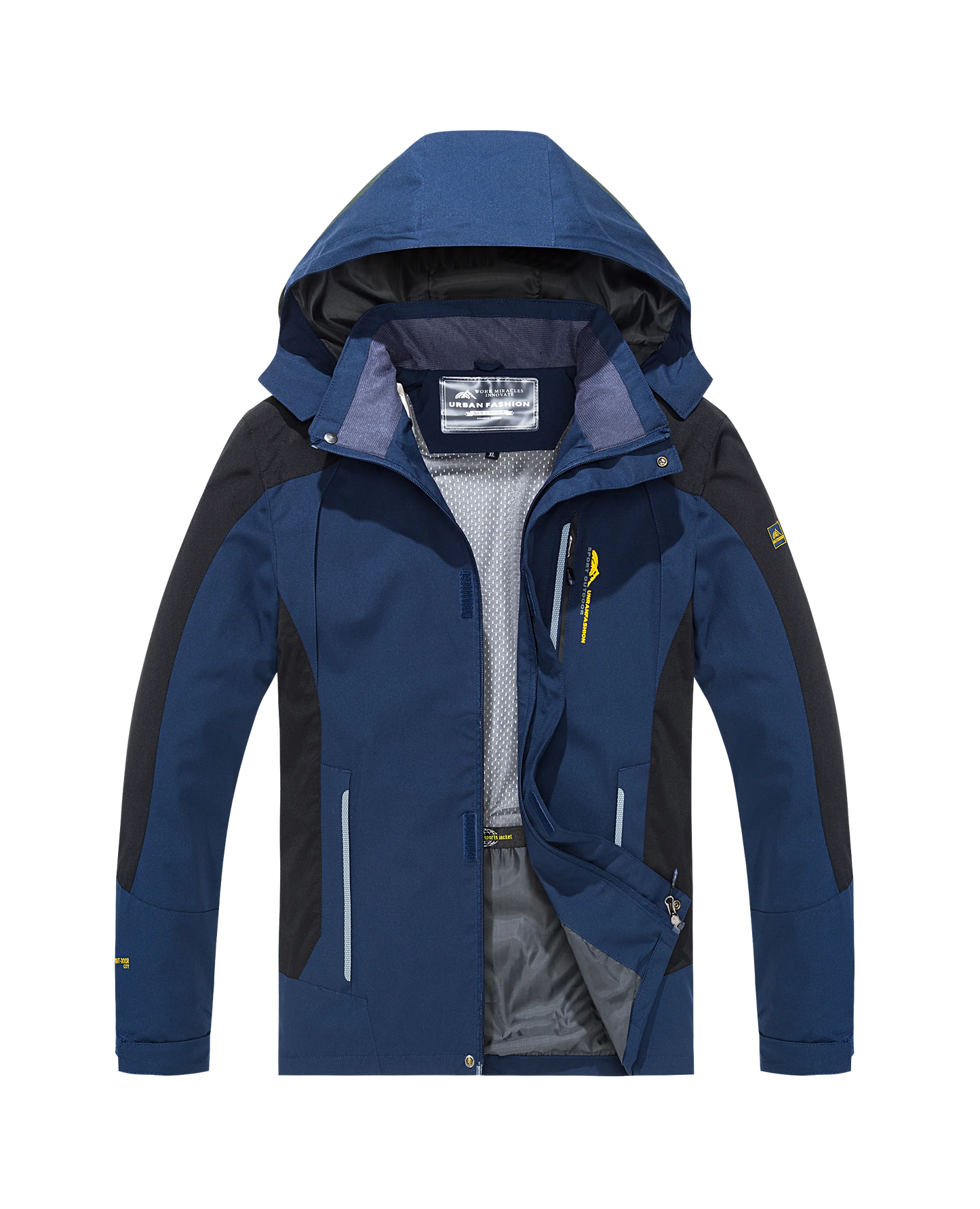 Men's Waterproof Hiking Jacket With Windproof Outdoor Trekking Fashion Style Design