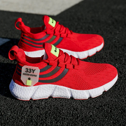 Mens Breathable Lightweight Sports Sneakers For Running Walking And Outdoor Activities