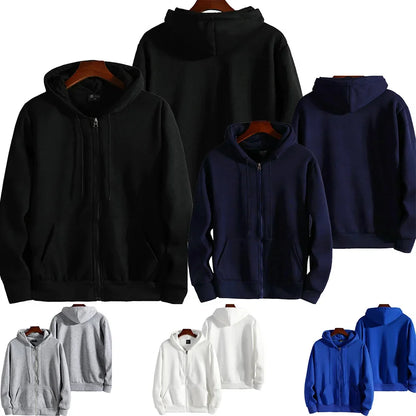 Fashion Zipper Hoodies With Long Sleeve Casual Sportswear For Everyday Comfort