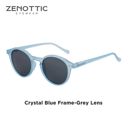 Retro Round Polarized Sunglasses With UV400 Vintage Fashion Style Design Features