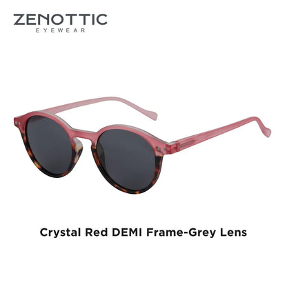 Retro Round Polarized Sunglasses With UV400 Vintage Fashion Style Design Features