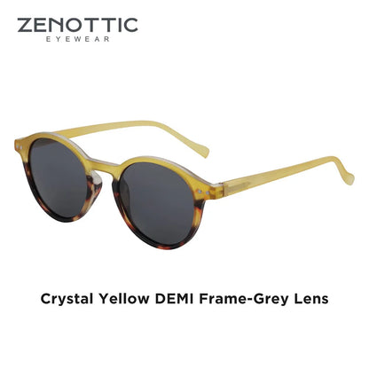 Retro Round Polarized Sunglasses With UV400 Vintage Fashion Style Design Features