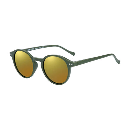 Retro Round Polarized Sunglasses With UV400 Vintage Fashion Style Design Features