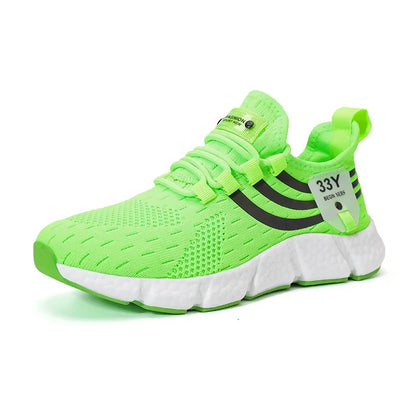Mens Breathable Lightweight Sports Sneakers For Running Walking And Outdoor Activities