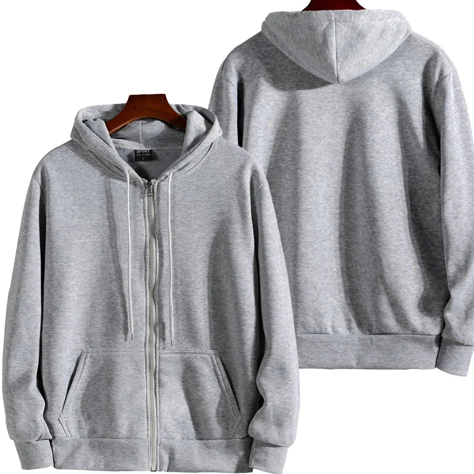 Fashion Zipper Hoodies With Long Sleeve Casual Sportswear For Everyday Comfort