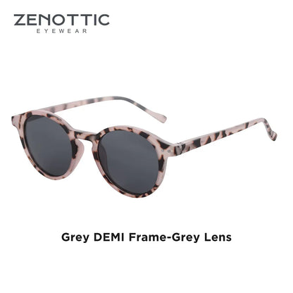 Retro Round Polarized Sunglasses With UV400 Vintage Fashion Style Design Features