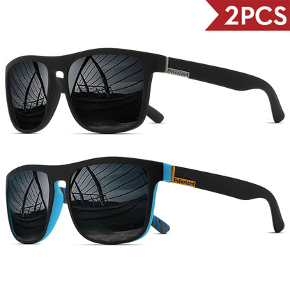 Polarized Sports Sunglasses With UV400 Lightweight Frame For Outdoor Activities