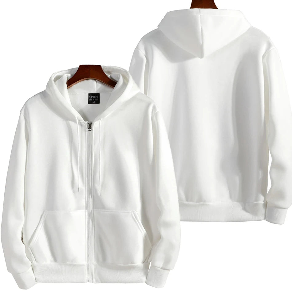 Fashion Zipper Hoodies With Long Sleeve Casual Sportswear For Everyday Comfort