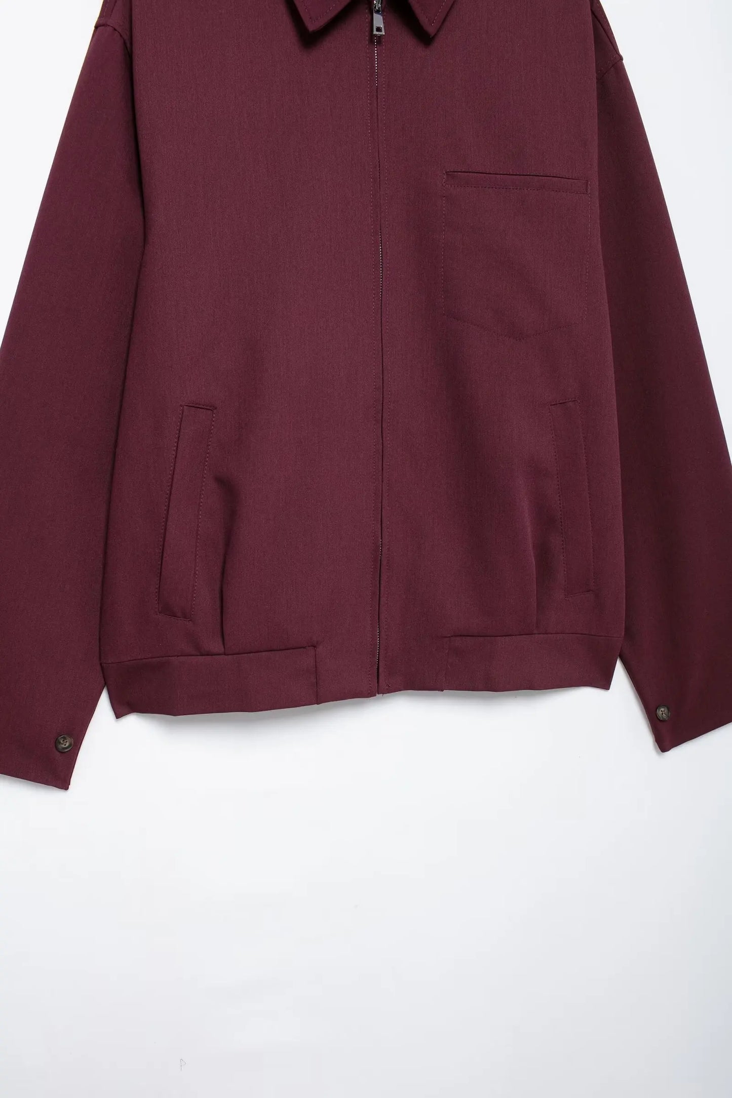 Women's Zipper Bomber Jacket With Loose Retro Fall Fashion Style Design