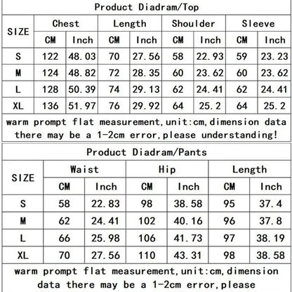 Retro Streetwear Hoodie Sweatpants Set For Men