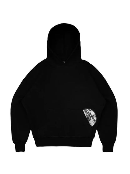 Retro Streetwear Hoodie Sweatpants Set For Men