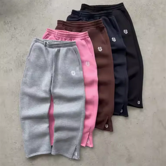 Mens Streetwear Hoodie Set With Embroidered Sweatpants
