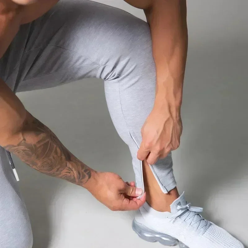 Mens Striped Jogger Sweatpants For Fitness Running