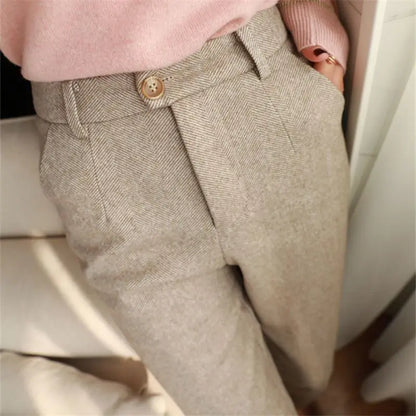 Womens High Waist Harem Pants With Casual Korean Fashion Style Design