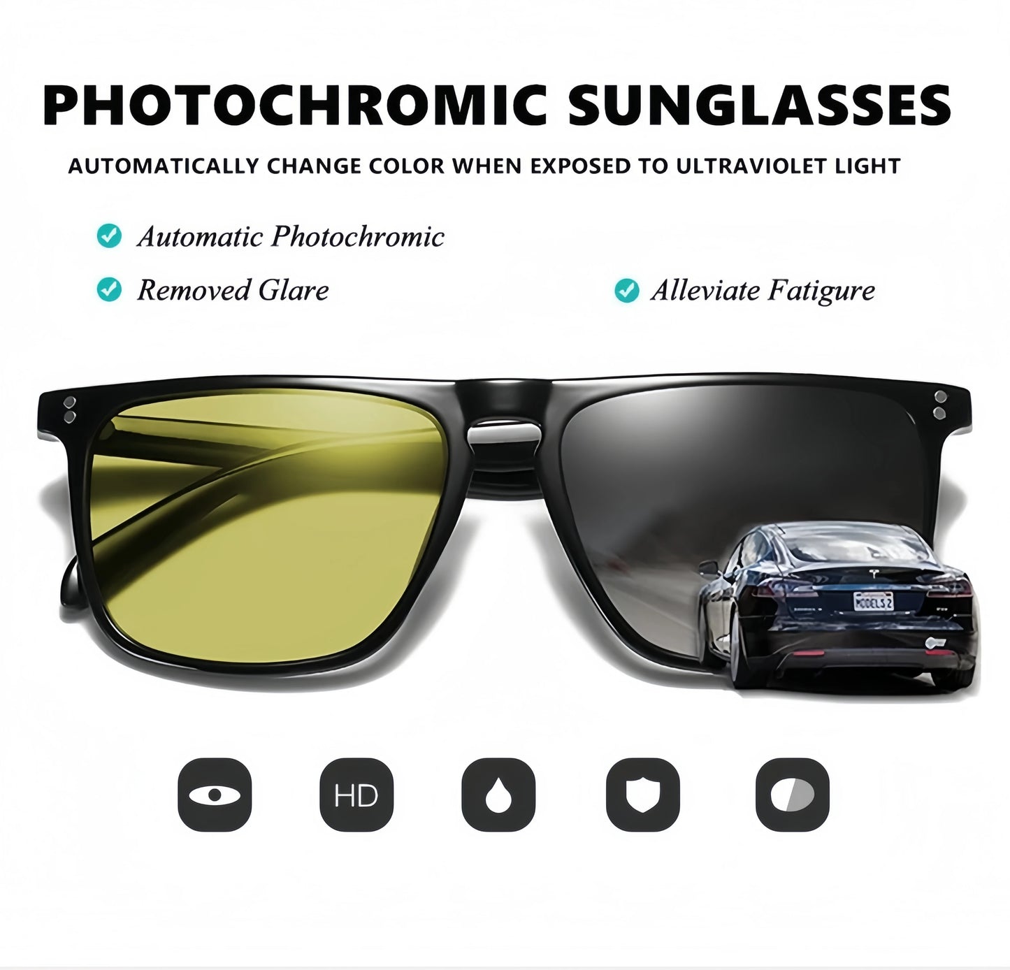 Blue Light Sunglasses With Anti Glare Urban Fashion Travel Design Features