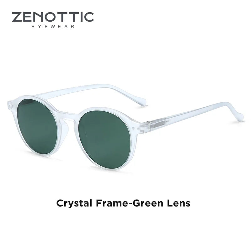 Retro Round Polarized Sunglasses With UV400 Vintage Fashion Style Design Features