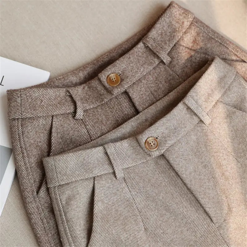 Womens High Waist Harem Pants With Casual Korean Fashion Style Design