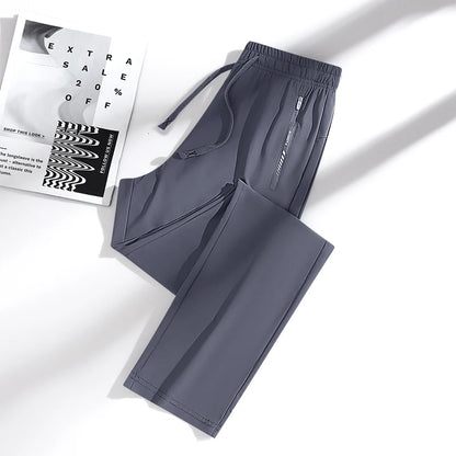 Quick Dry Breathable Ice Silk Pants For Casual Sports And Comfort