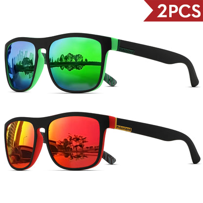 Polarized Sports Sunglasses With UV400 Lightweight Frame For Outdoor Activities