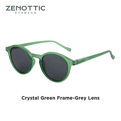 Retro Round Polarized Sunglasses With UV400 Vintage Fashion Style Design Features
