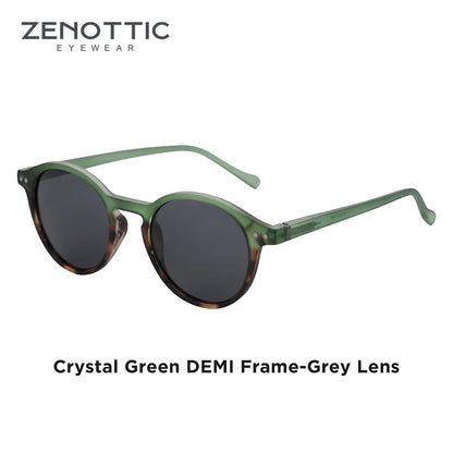 Retro Round Polarized Sunglasses With UV400 Vintage Fashion Style Design Features