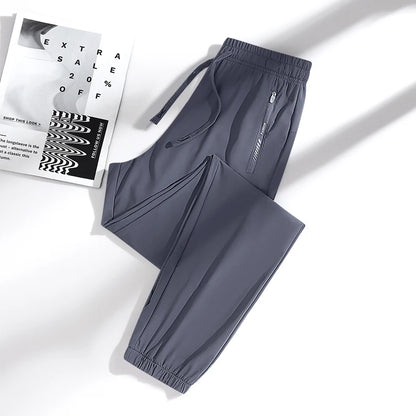Quick Dry Breathable Ice Silk Pants For Casual Sports And Comfort