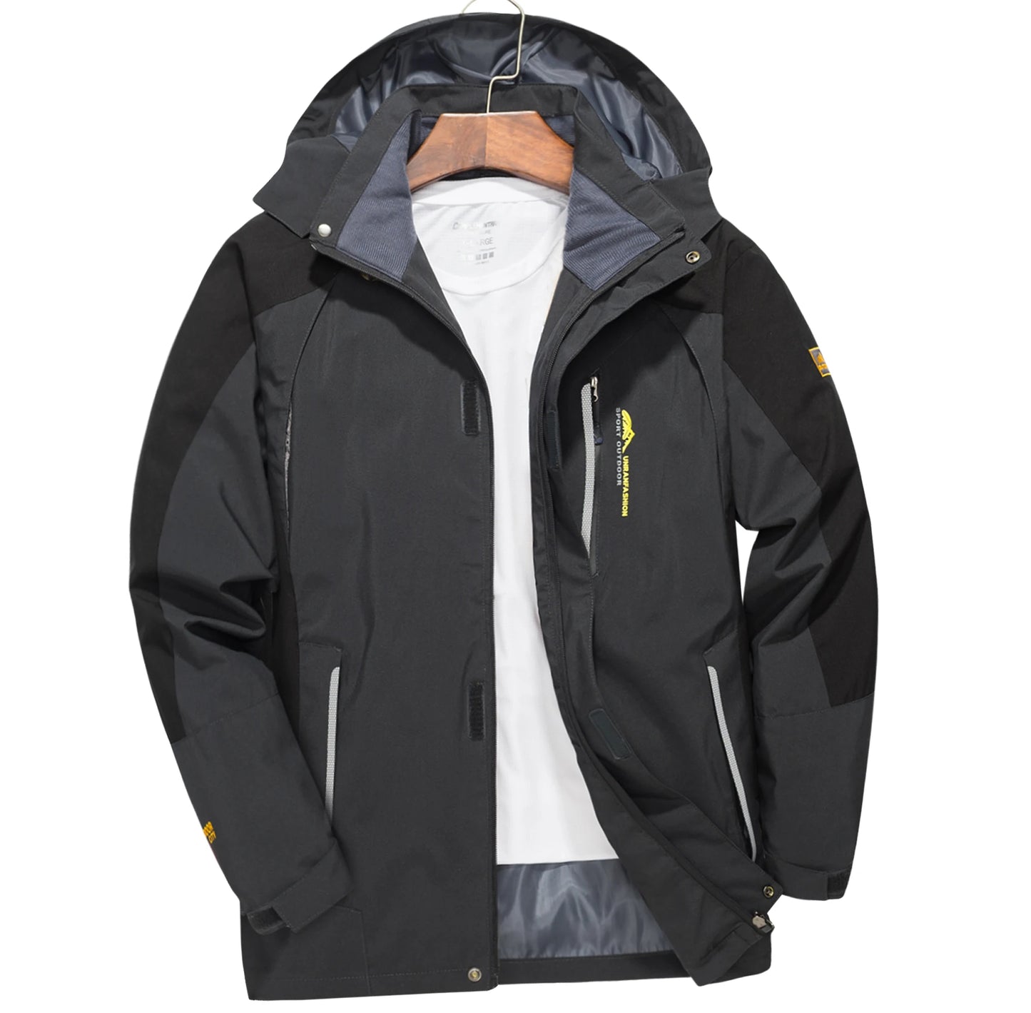 Men's Waterproof Hiking Jacket With Windproof Outdoor Trekking Fashion Style Design