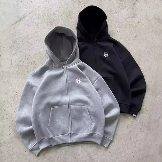 Mens Streetwear Hoodie Set With Embroidered Sweatpants
