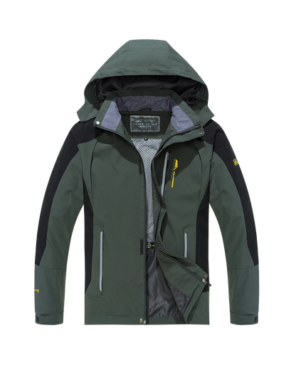 Men's Waterproof Hiking Jacket With Windproof Outdoor Trekking Fashion Style Design