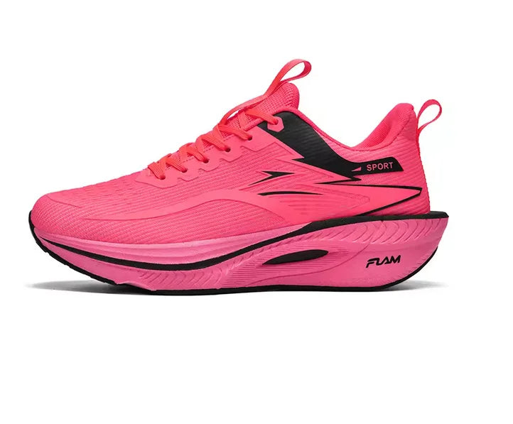Breathable Lightweight Marathon Running Shoes With Air Cushion And Carbon Support