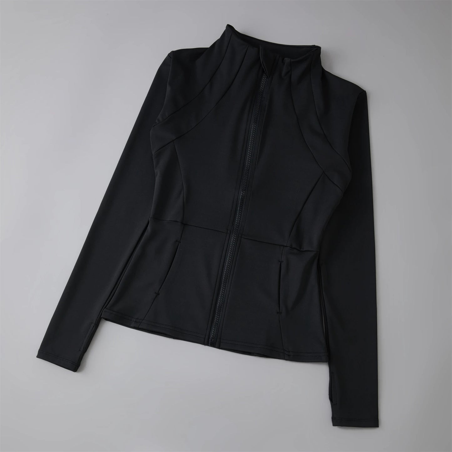 Women Yoga Windbreaker Sports Jacket With Long Sleeve Workout Comfort Design