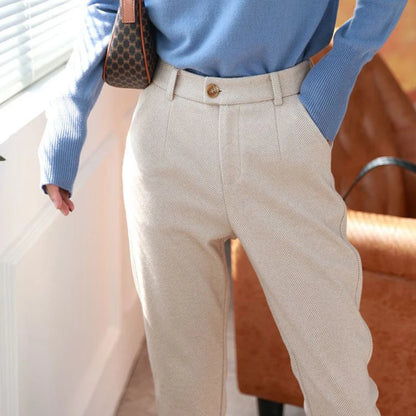 Womens High Waist Harem Pants With Casual Korean Fashion Style Design