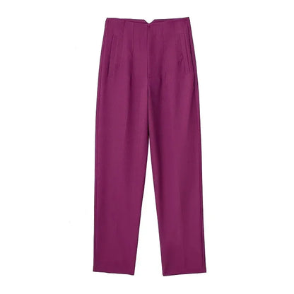 Women's High Waist Office Pants With Formal Pencil Trouser Fashion Style
