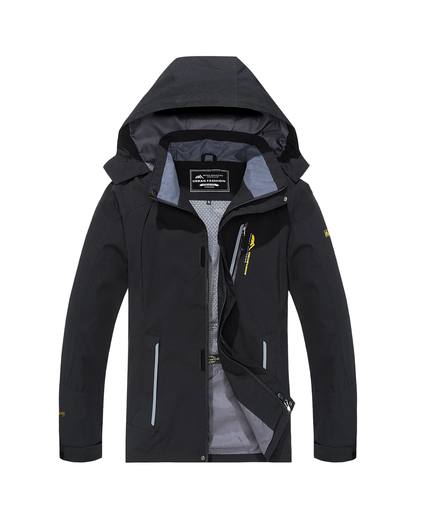 Men's Waterproof Hiking Jacket With Windproof Outdoor Trekking Fashion Style Design
