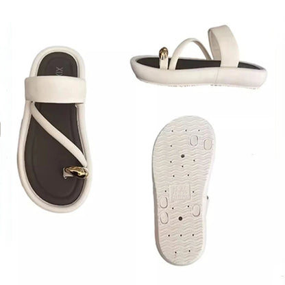 Women Summer Flip Flops With Non Slip Outdoor Beach Slide Comfort