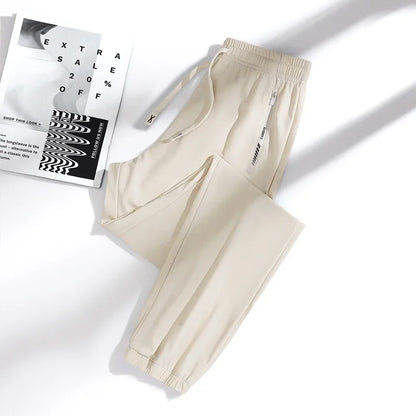 Quick Dry Breathable Ice Silk Pants For Casual Sports And Comfort