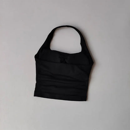Halter Yoga Sports Vest With Shockproof Support For Fitness Training Activities