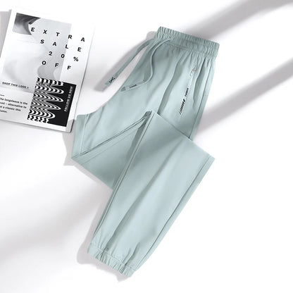 Quick Dry Breathable Ice Silk Pants For Casual Sports And Comfort