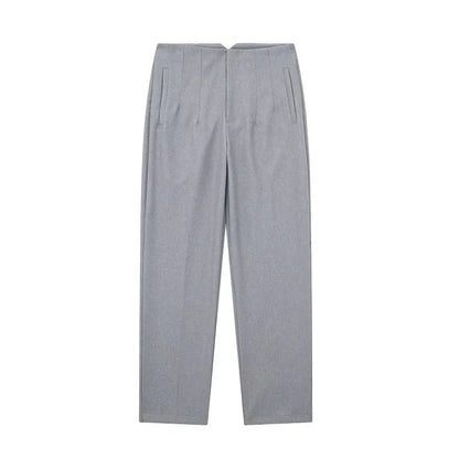 Women's High Waist Formal Pants With Elegant Office Fashion Style Design