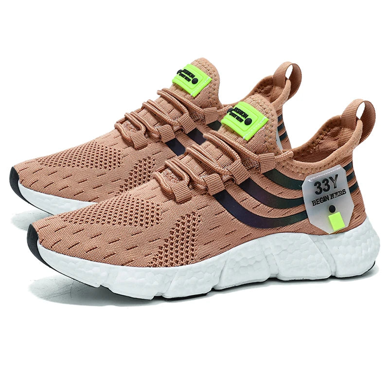 Mens Breathable Lightweight Sports Sneakers For Running Walking And Outdoor Activities